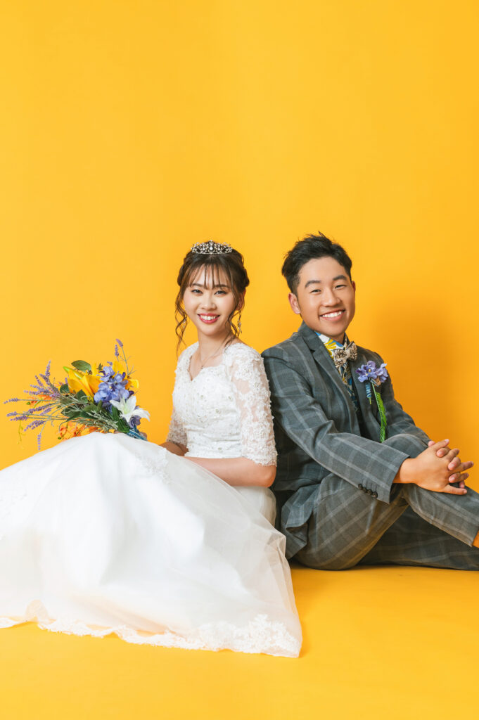 沖縄ウエディングドレス無料|【洋装】スタジオ+ビーチ撮影プラン